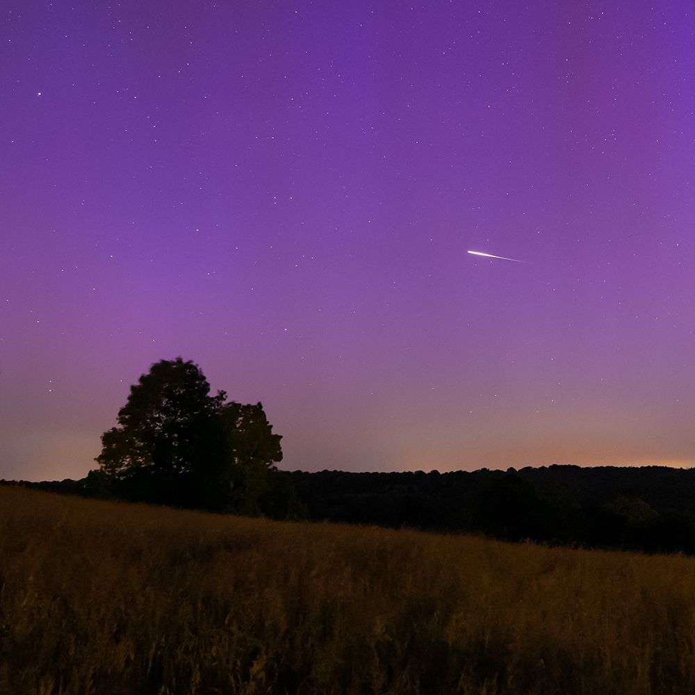 Community photo entitled Meteor and Aurora - May 11, 2024 by William Dark on 05/11/2024 at Newton County, Arkansas
