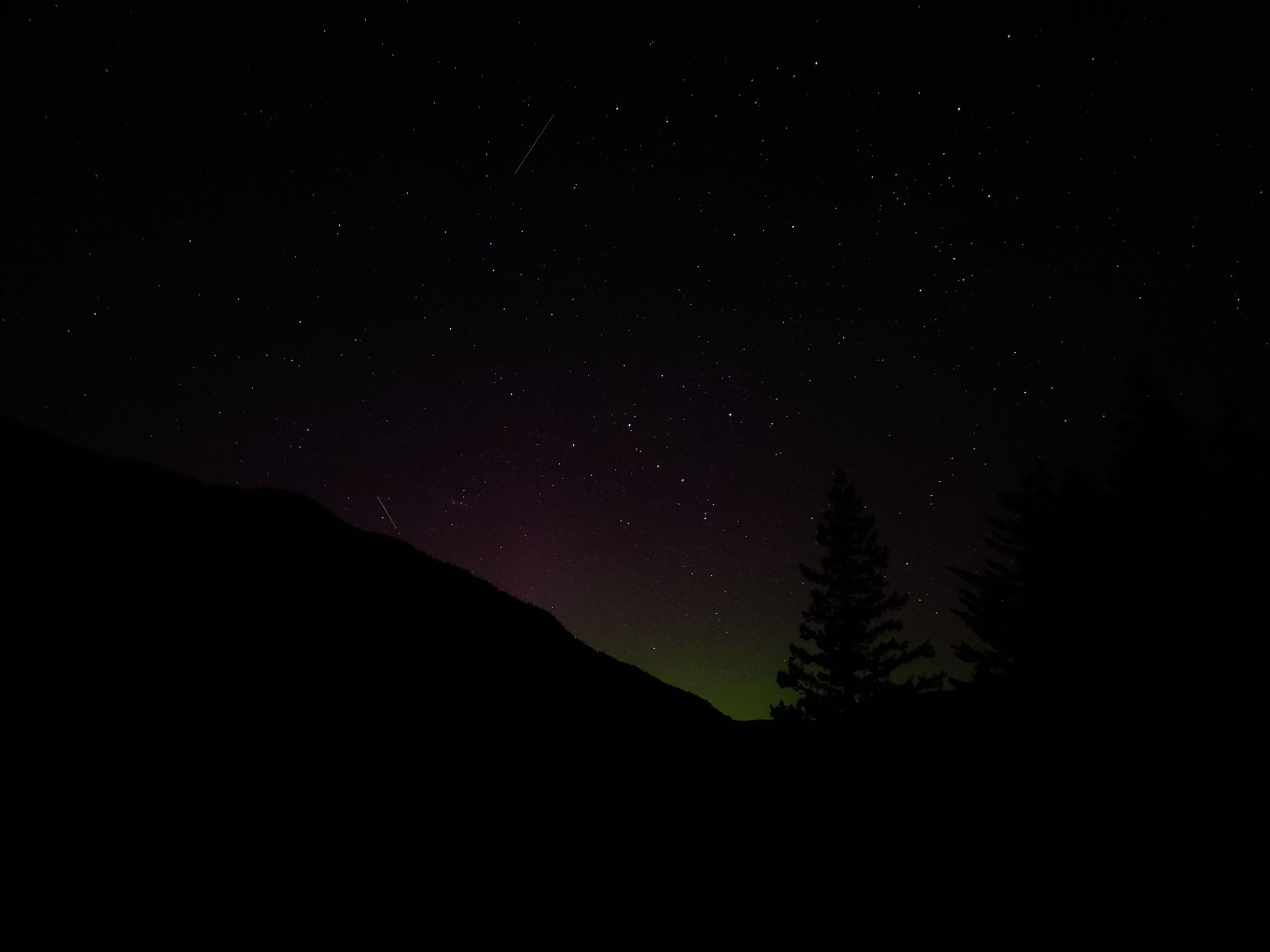 Community photo entitled Diablo Lake Aurora Borealis by Brittney Quiroz on 05/11/2024 at Diablo lake, washington. USA