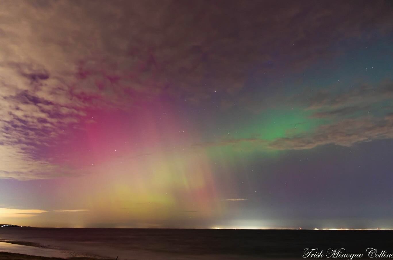 Community photo entitled Long Island Aurora by Trish Collins on 05/11/2024 at Wading River, NY