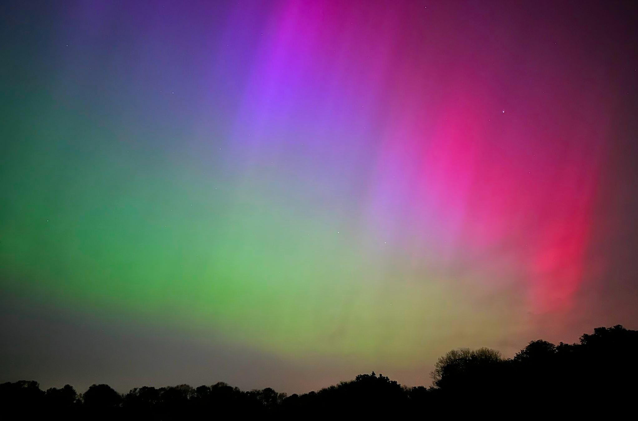 Community photo entitled Aurora over Wellington by Andy Cooper on 05/10/2024 at Wellington, UK
