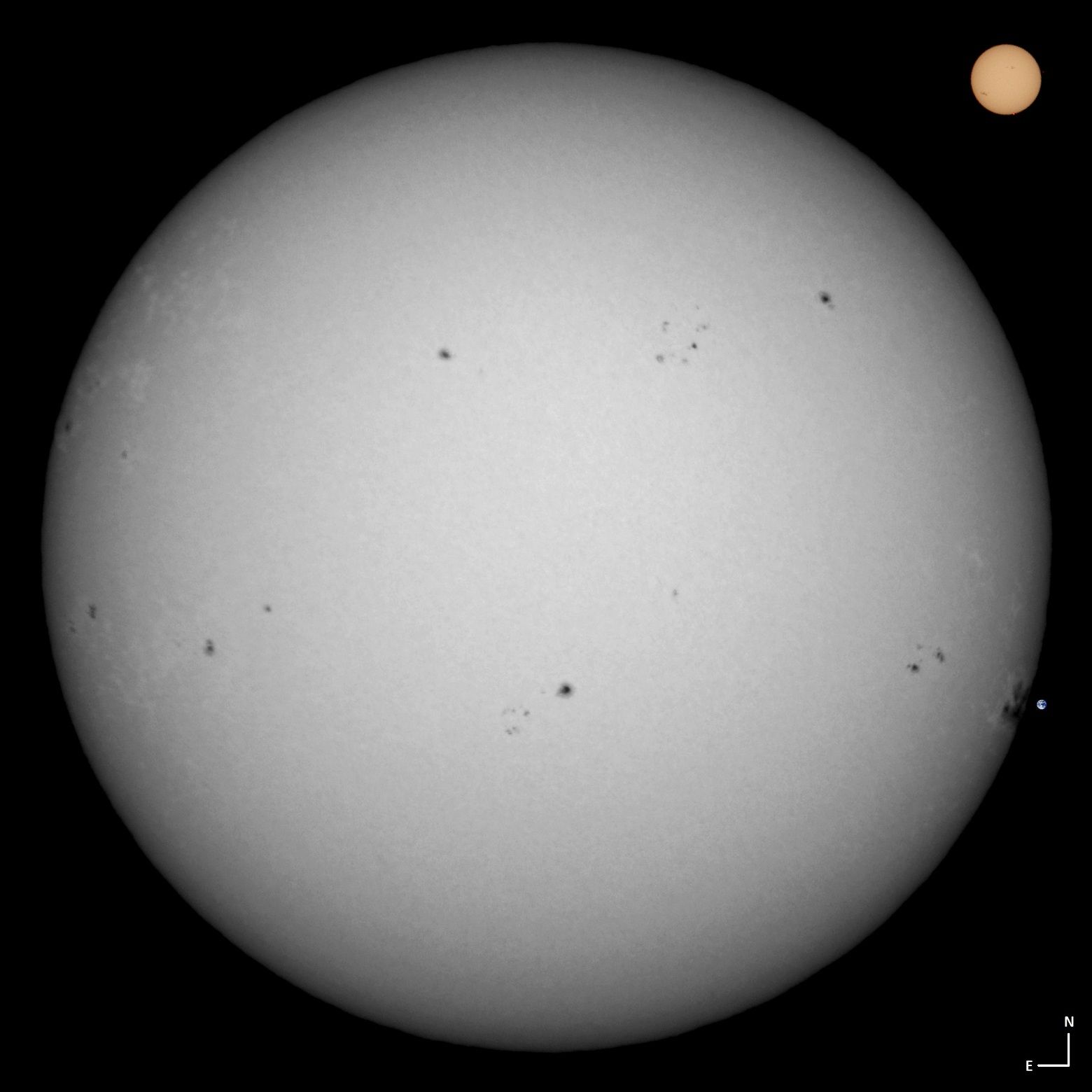 Community photo entitled sunspots from here and there by Patricio Leon on 05/13/2024 at Santiago, Chile