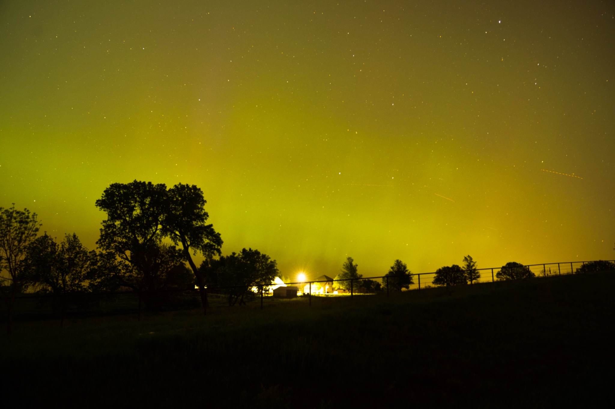 Community photo entitled Nebraska Northern Lights by Sam Malan on 05/10/2024 at Raymond, NE