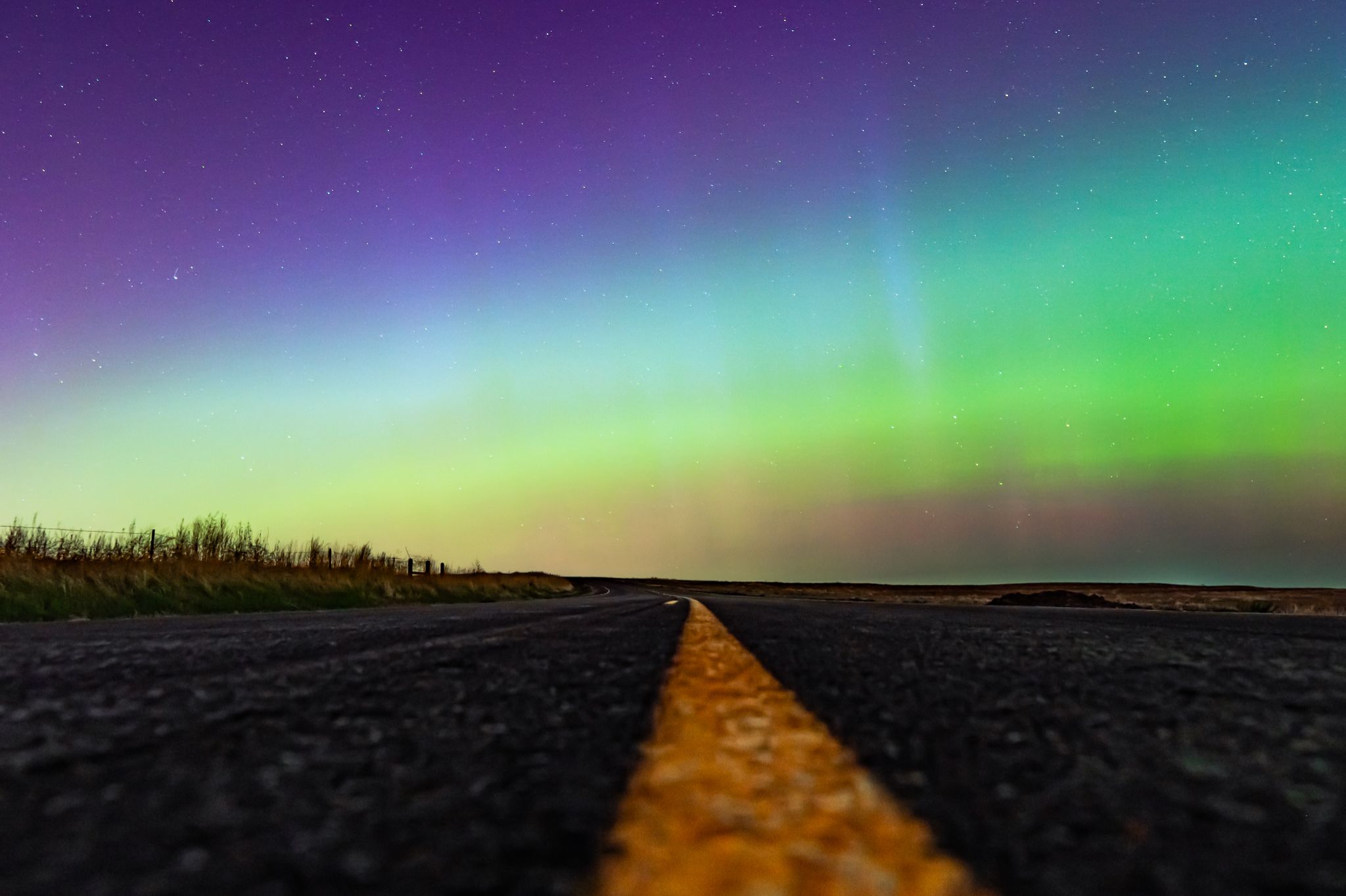 Community photo entitled Backroad borealis by Cody Helms on 05/10/2024 at Bennet, Colorado