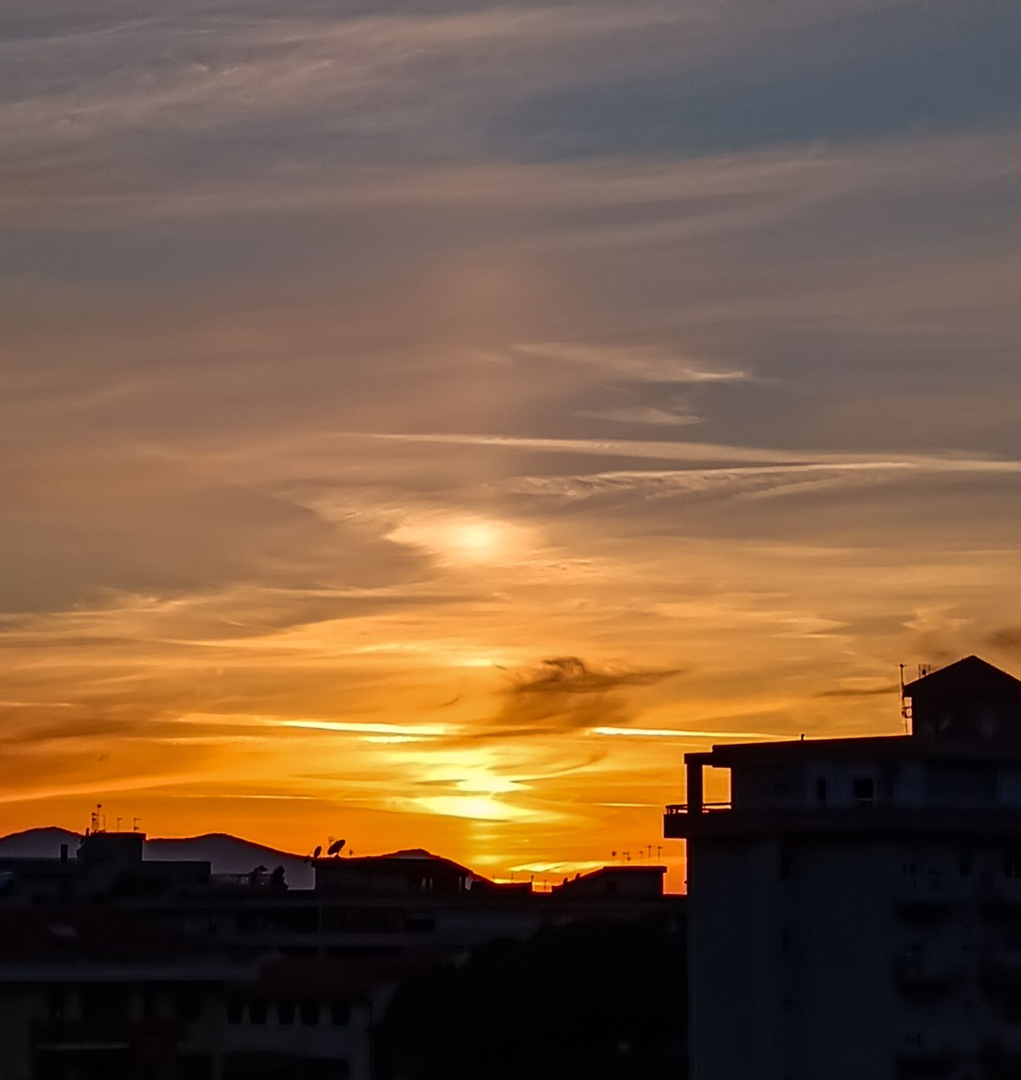 Community photo entitled Sun Pillar at the Sunset by Teresa Molinaro on 05/27/2024 at Bagheria, Sicily, Italy