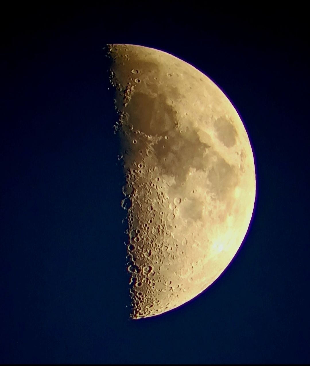 Community photo entitled 1st quarter Moon by Derrick Parsons Sr. on 06/13/2024 at Chillicothe Ohio