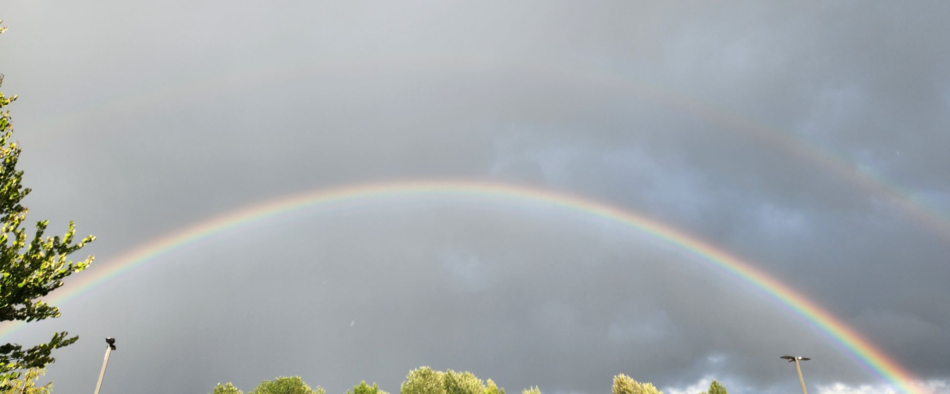 Community photo entitled Double Rainbow. by Brenda J. on 06/15/2024 at Puyallup, WASHINGTON