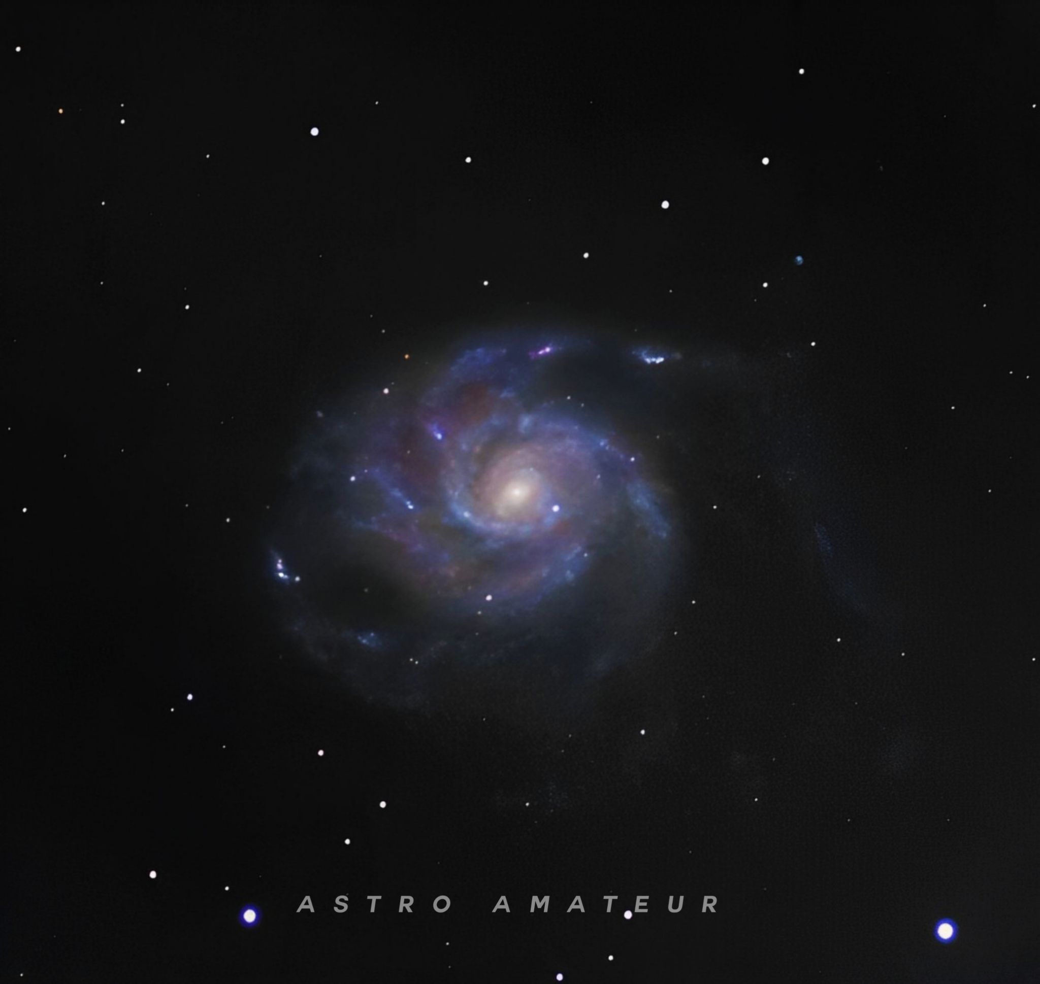 Community photo entitled The Pinwheel Galaxy by Kshitij Maurya on 06/26/2024 at Bhadohi, Uttar Pradesh, India