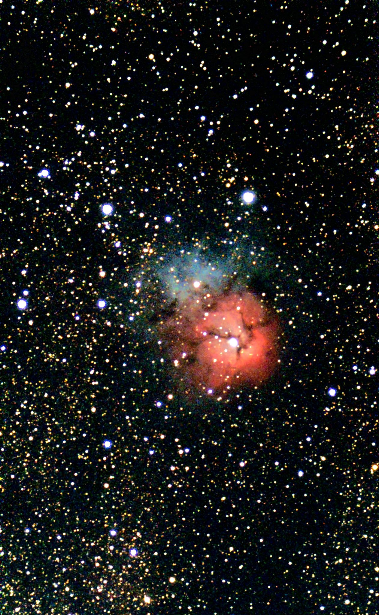 Community photo entitled M20 The Triffid Nebula by Fred Holman on 06/17/2024 at Contoocook, New Hampshire