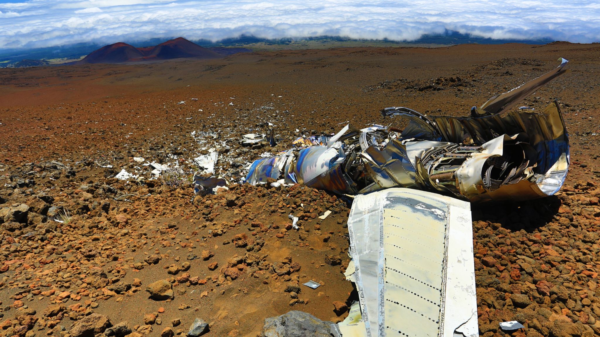 Community photo entitled RF-8 Crusader Wreckage At Mauna Kea by Paul C. Peh on 06/15/2024 at Hilo, HI, USA