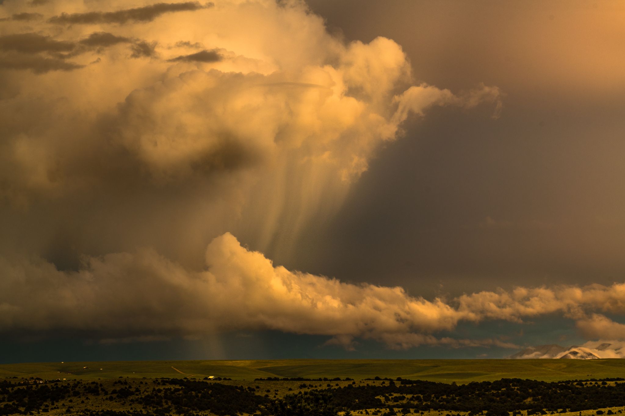 Community photo entitled Storm Clouds at Sunset by Christoph Stopka on 06/09/2024 at Wet Mountain Valley, Colorado