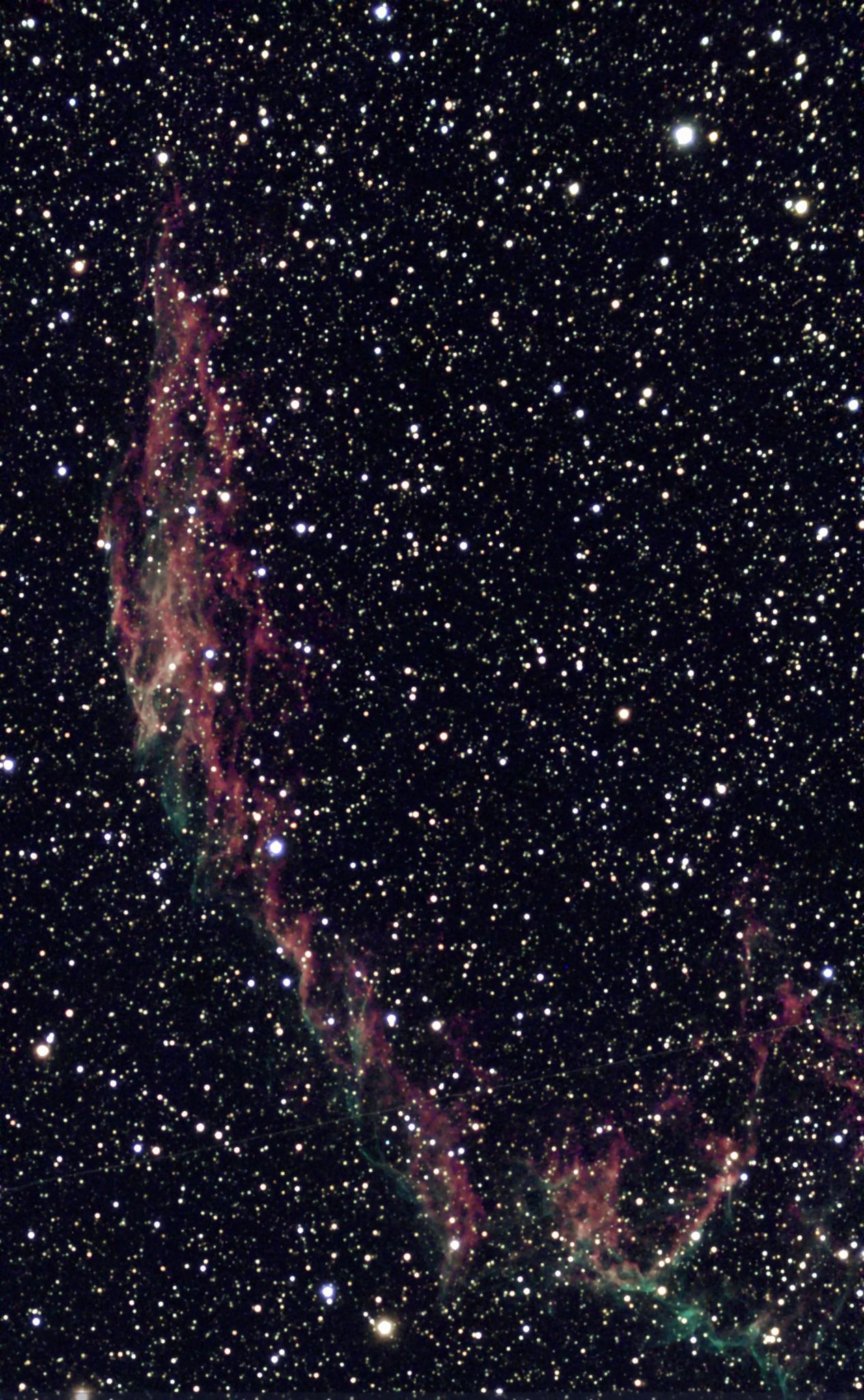 Community photo entitled The Eastern Veil Nebula by Fred Holman on 06/28/2024 at Contoocook, New Hampshire. USA