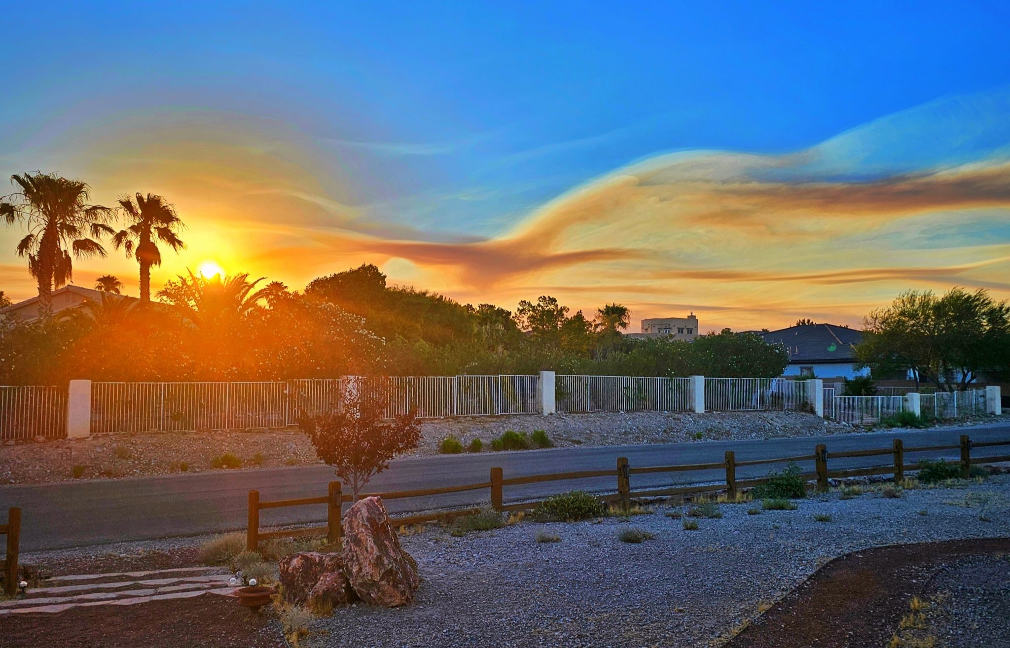 Community photo entitled Fiery Sunset by John Solvie on 07/27/2024 at Las Vegas, Nevada