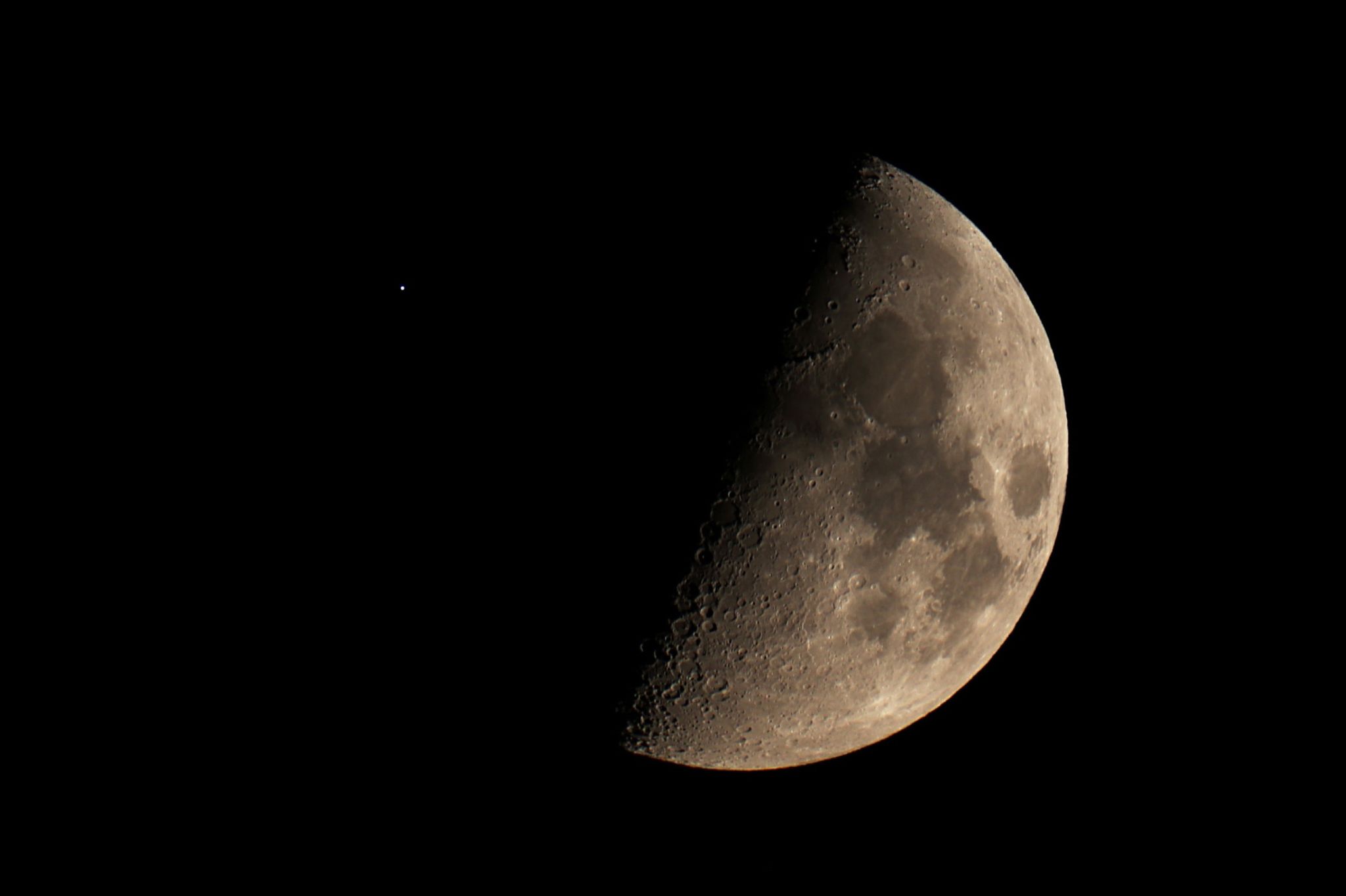 Community photo entitled Spica, just before occultation by the moon by Steven Bellavia on 07/13/2024 at Southold, NY