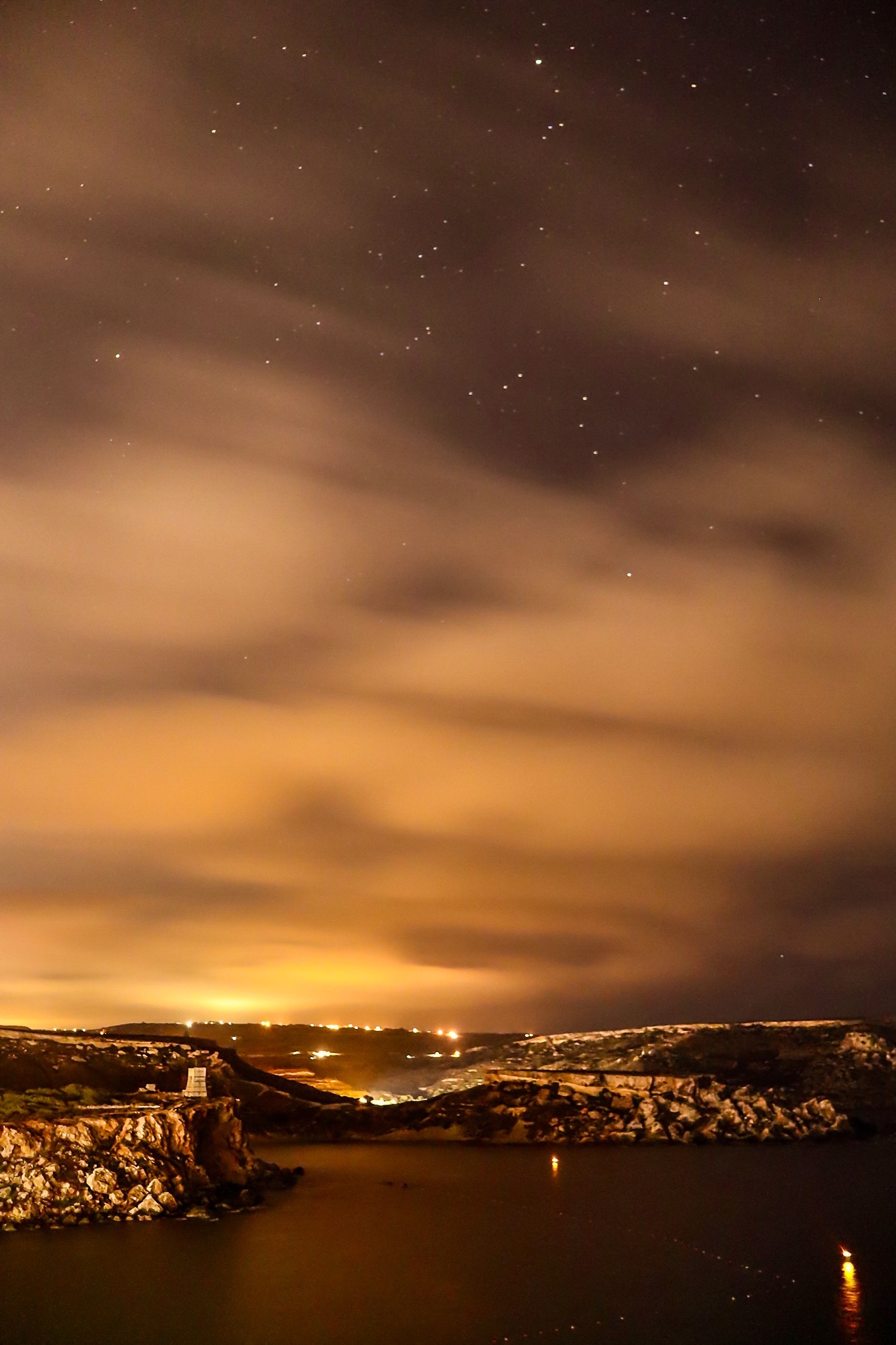 Community photo entitled Night-time Clouds are Beautiful Too by Stephanie Vee on 07/31/2024 at Malta