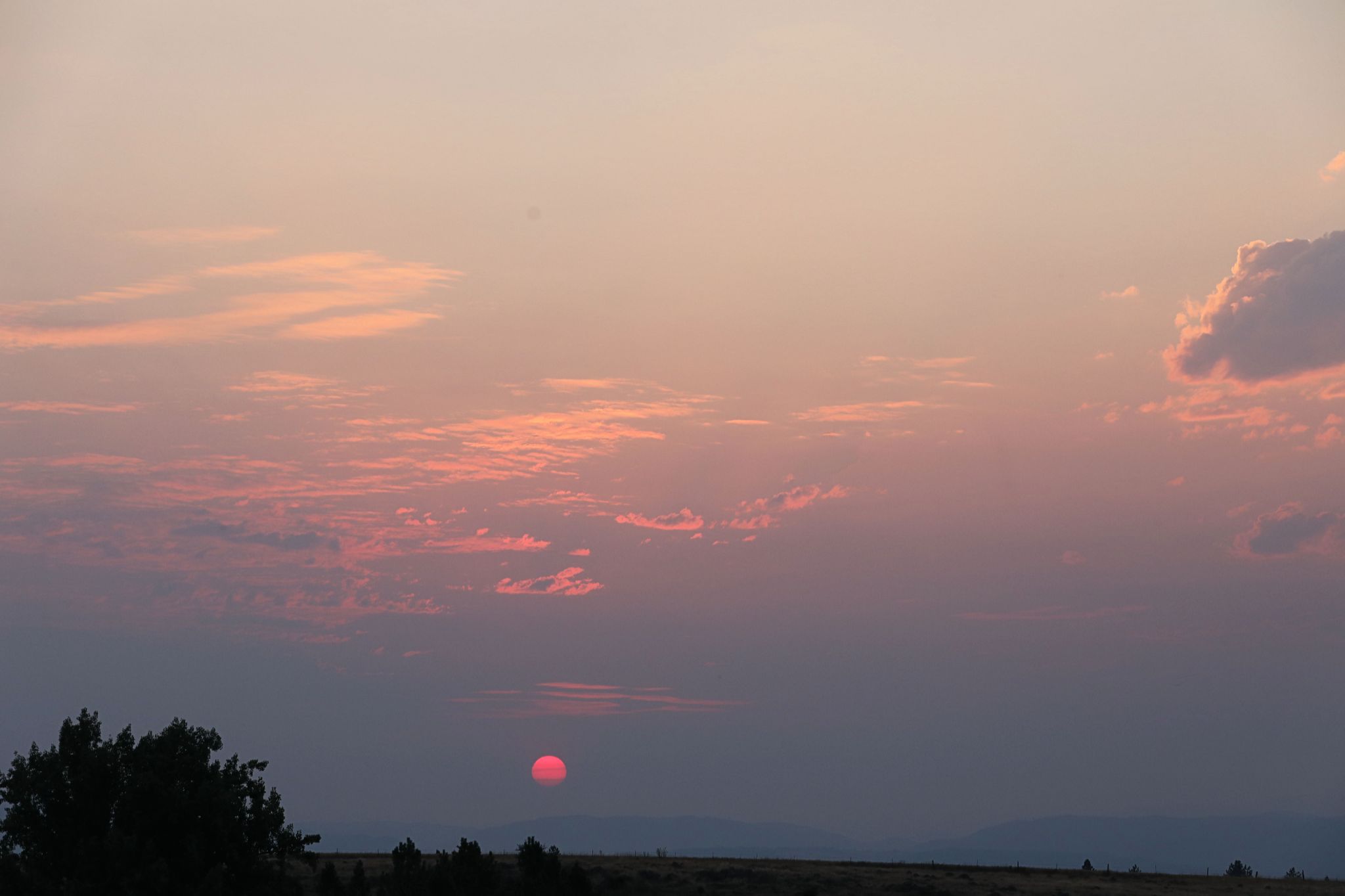 Community photo entitled Smoky Sunrise by Kris Hazelbaker on 07/19/2024 at Grangeville, Idaho, USA