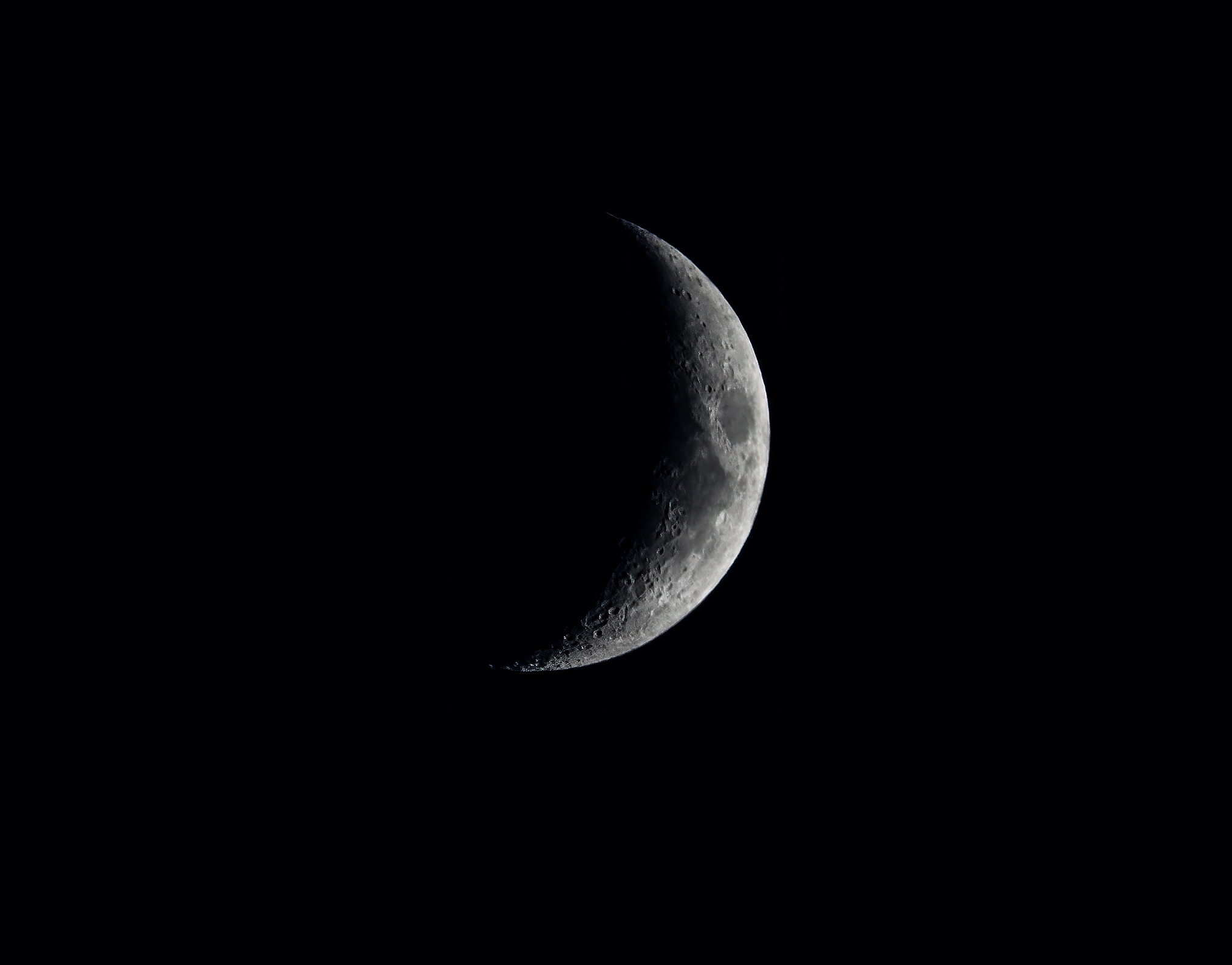 Community photo entitled Waxing Crescent Moon by Chuck Reinhart on 07/10/2024 at Vincennes, Indiana