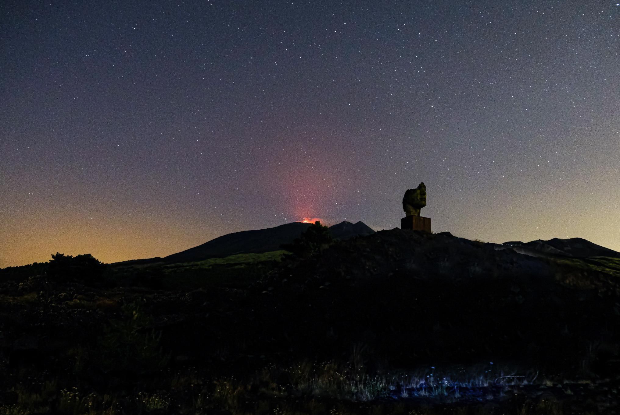 Community photo entitled Night of Fire, Stars and Myths by Teresa Molinaro on 06/27/2024 at Mt. ETNA, Sicily, Italy