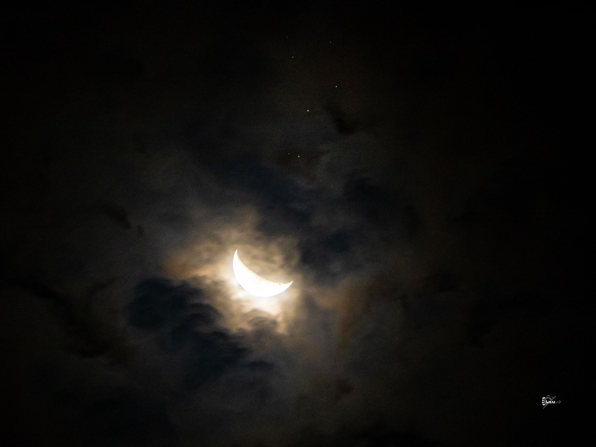 Community photo entitled Waning Crescent Gentle Glow with Pleiades by Saqlain Haider on 07/30/2024 at Pattoki,Punjab,Pakistan