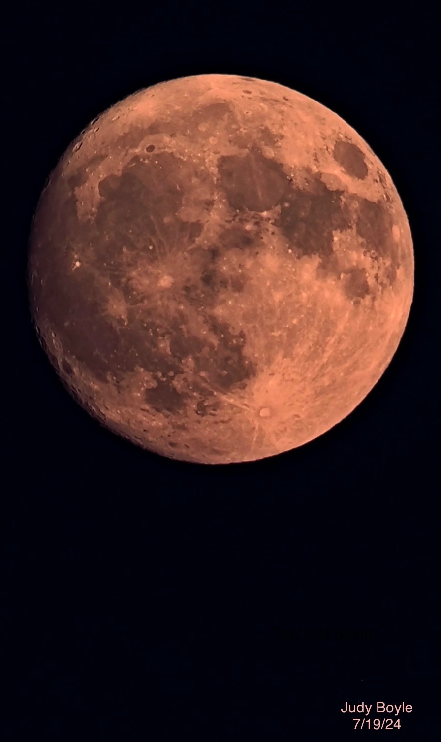 Community photo entitled Wildfire Buck Moon. by Judy Boyle on 07/19/2024 at Whitehall, MT