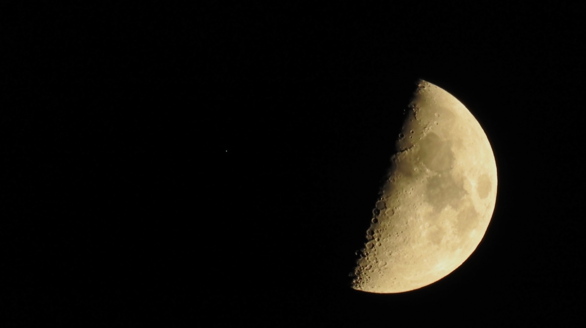 Community photo entitled Moon + Spica by Marisa Motlong on 07/13/2024 at Clarksville, TN