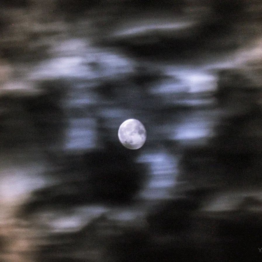 Community photo entitled Cloudy Veil of Moon by Yasir Ali Awan on 07/24/2024 at Rawalpindi, Punjab, Pakistan