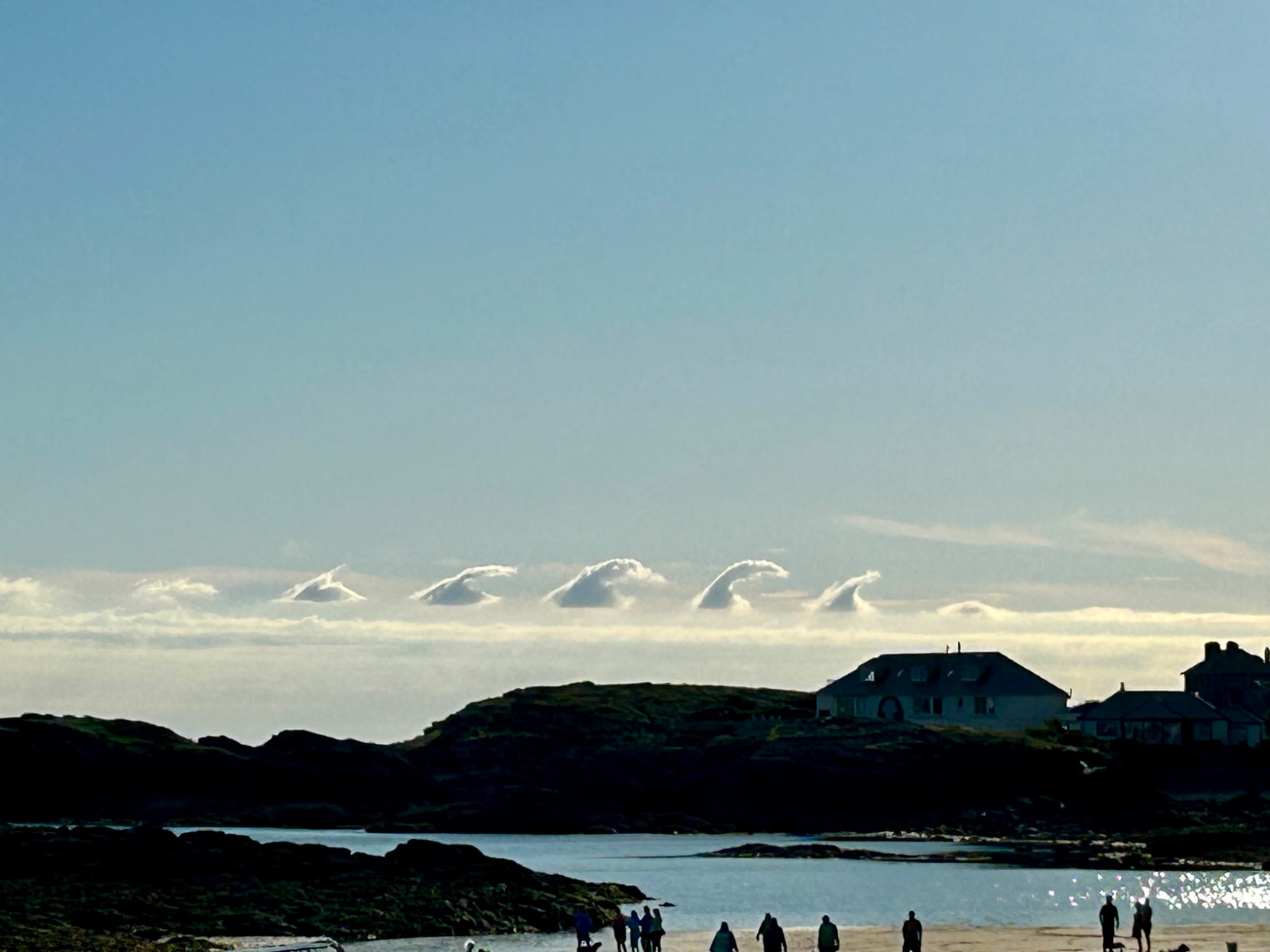 Community photo entitled Waves above the waves by Sharon Shore on 07/12/2024 at Trearddur Bay, Anglesey, Wales