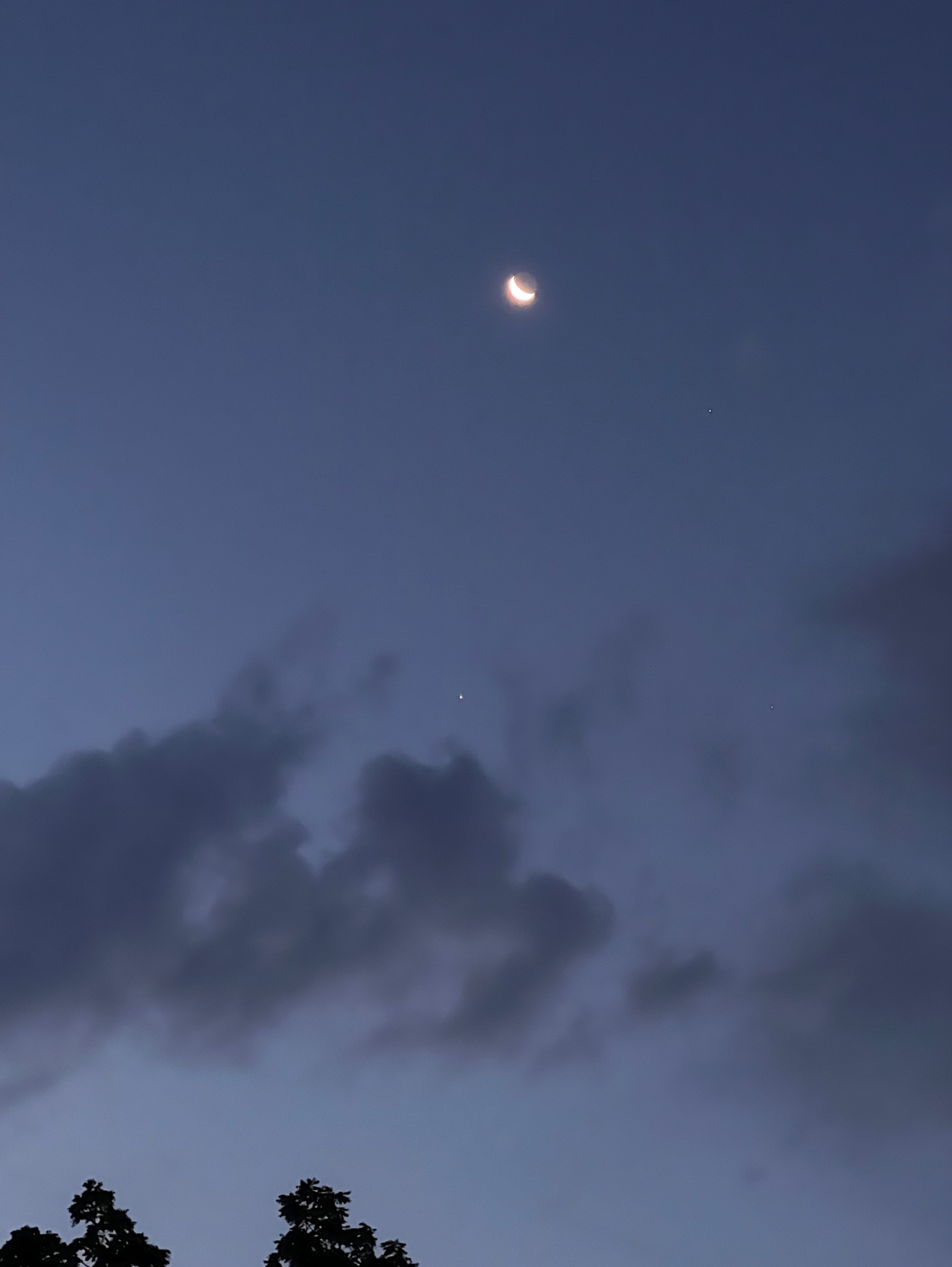 Community photo entitled Crescent Moon by Sudhir Sharma on 07/30/2024 at Stormville, NY