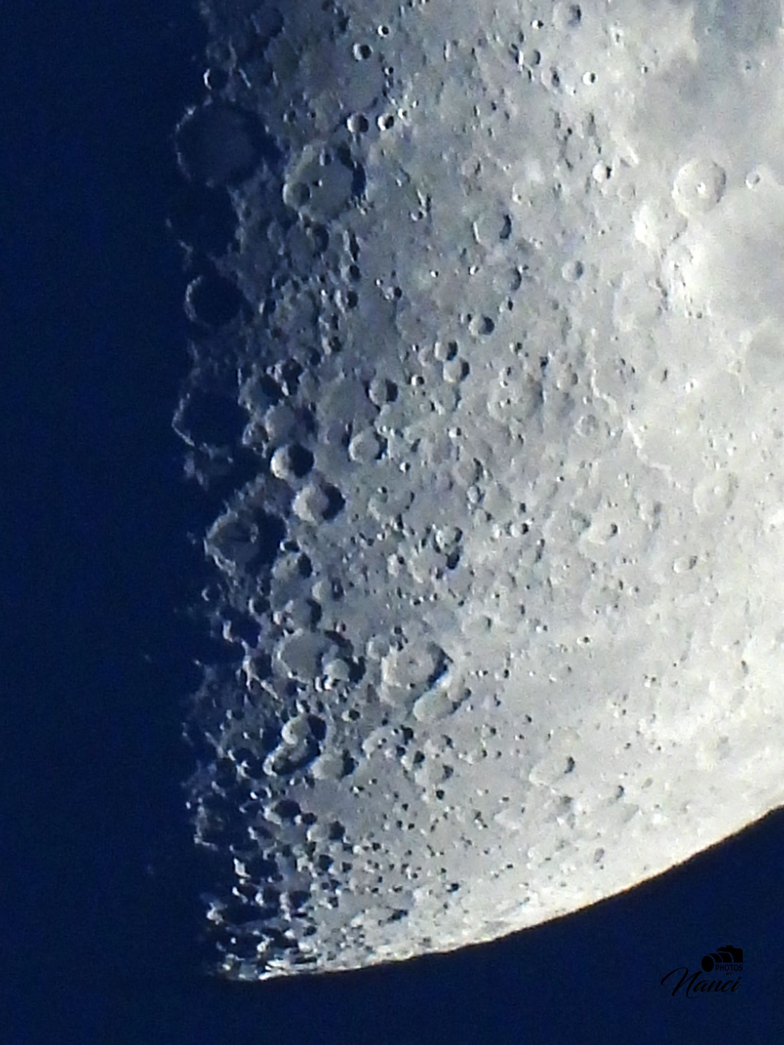 Community photo entitled Impact crater surface of the moon by Nanci McCraine on 07/13/2024 at FingerLakes NYS