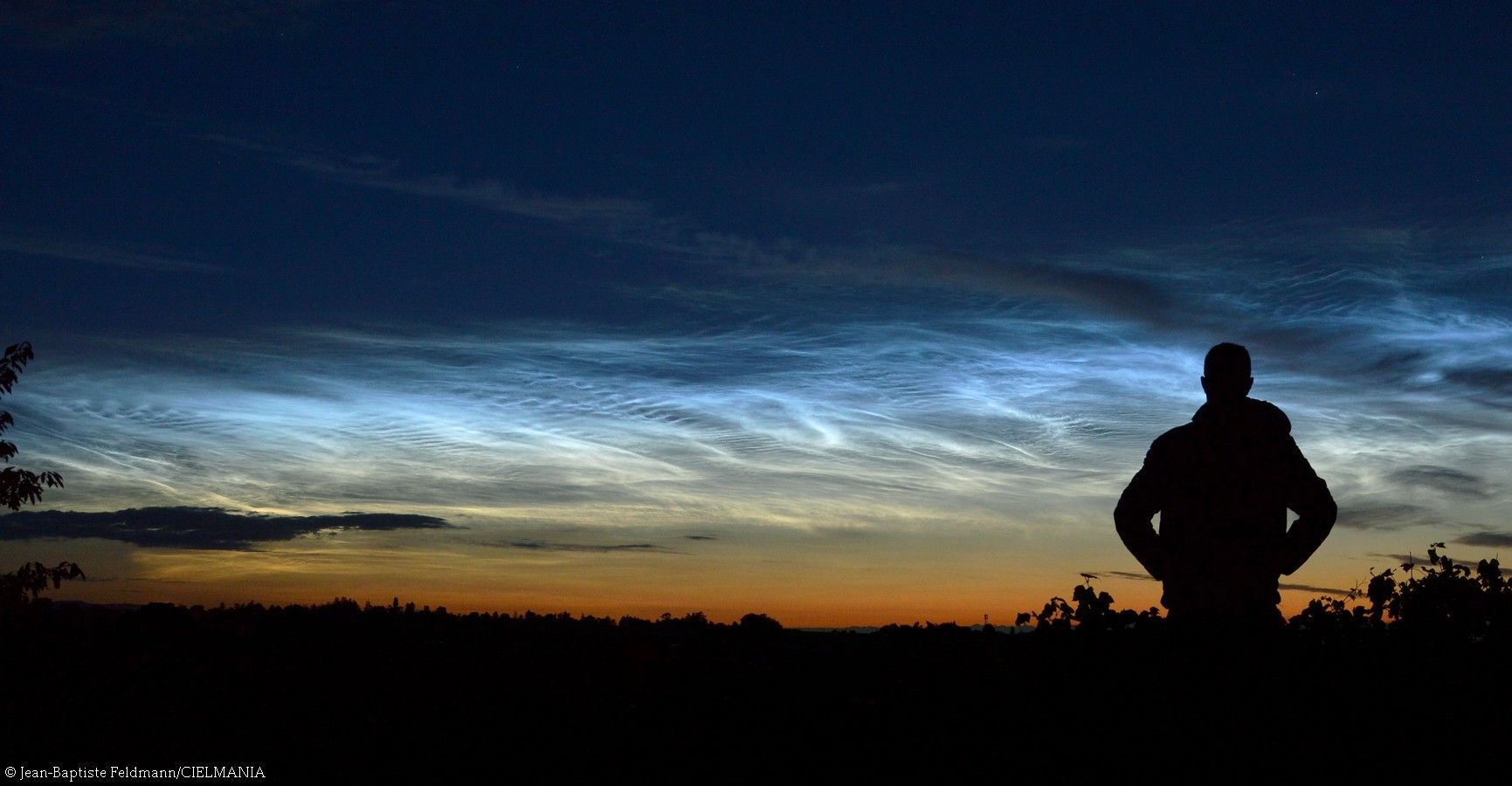 Community photo entitled Noctilucent clouds by Jean-Baptiste Feldmann on 07/13/2024 at Gleizé, France