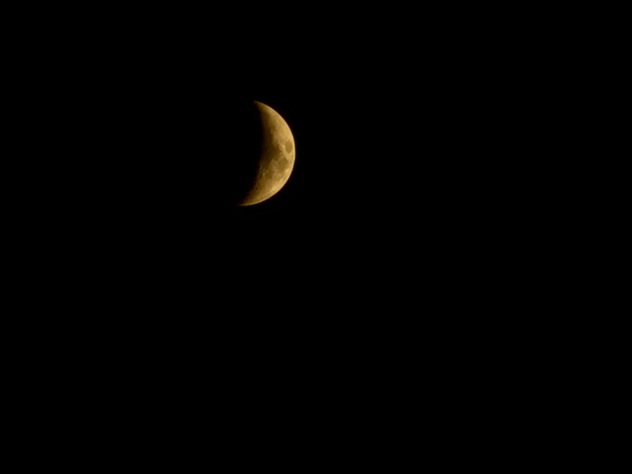 Community photo entitled Almost but not quite yet first quarter, lovely August moon by Helen Brammer on 08/10/2024 at Dartford, England. U.K.