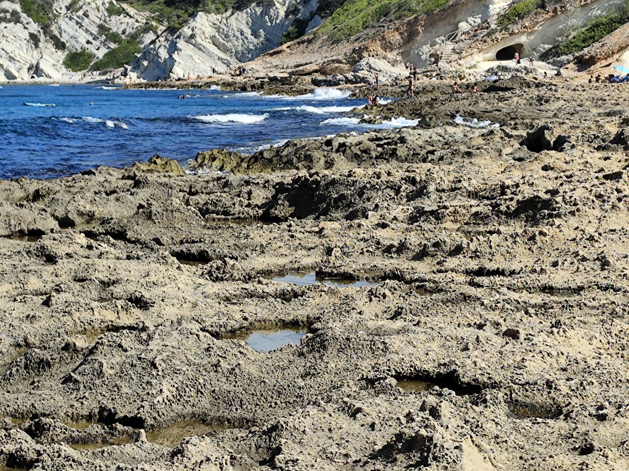 Community photo entitled Sea, Rocks and Rock pools by PamelaJayne Smith on 08/27/2024 at Cala Blanca Spain