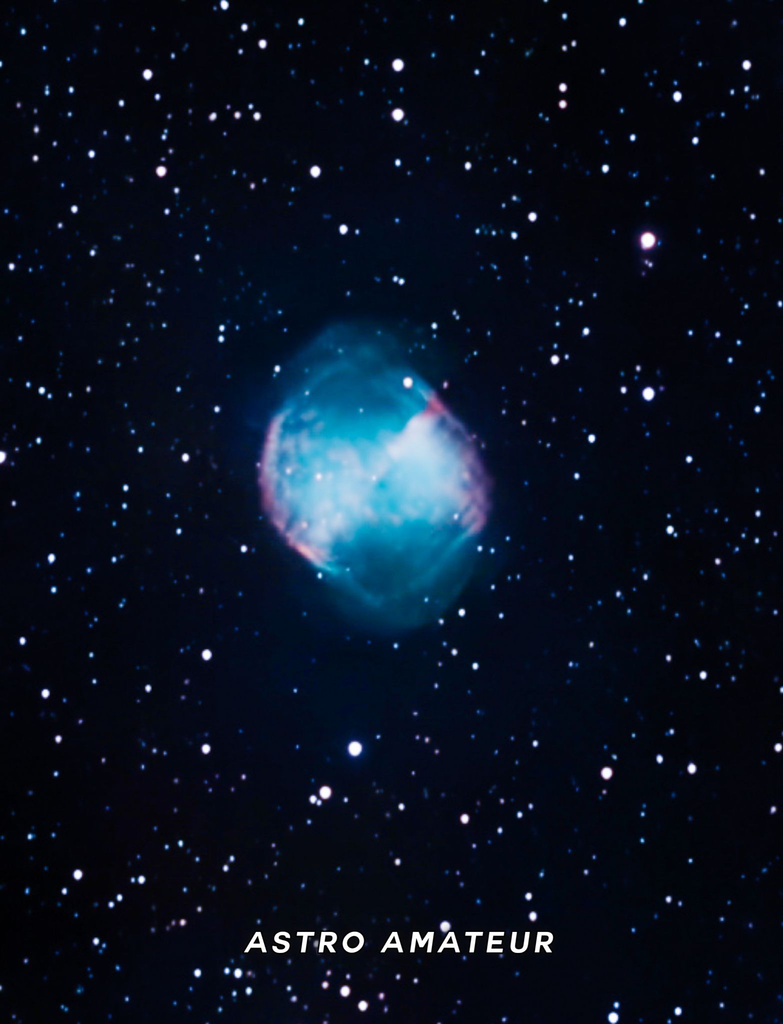 Community photo entitled THE DUMBBELL NEBULA by Kshitij Maurya on 07/15/2024 at Bhadohi, Uttar Pradesh, India