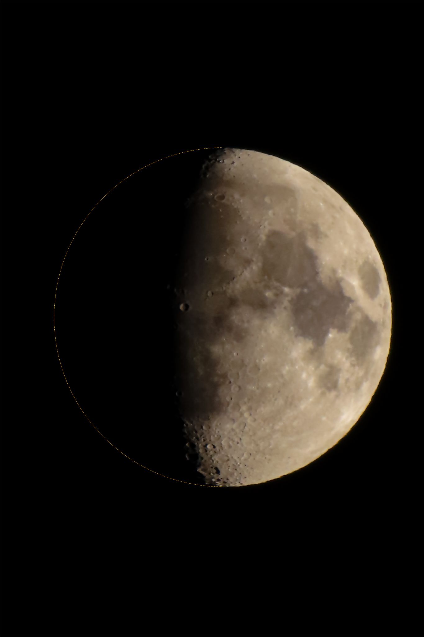 Community photo entitled Waxing Gibbous Moon by ANDY BENTLEY on 08/13/2024 at Mountain View, CA, USA