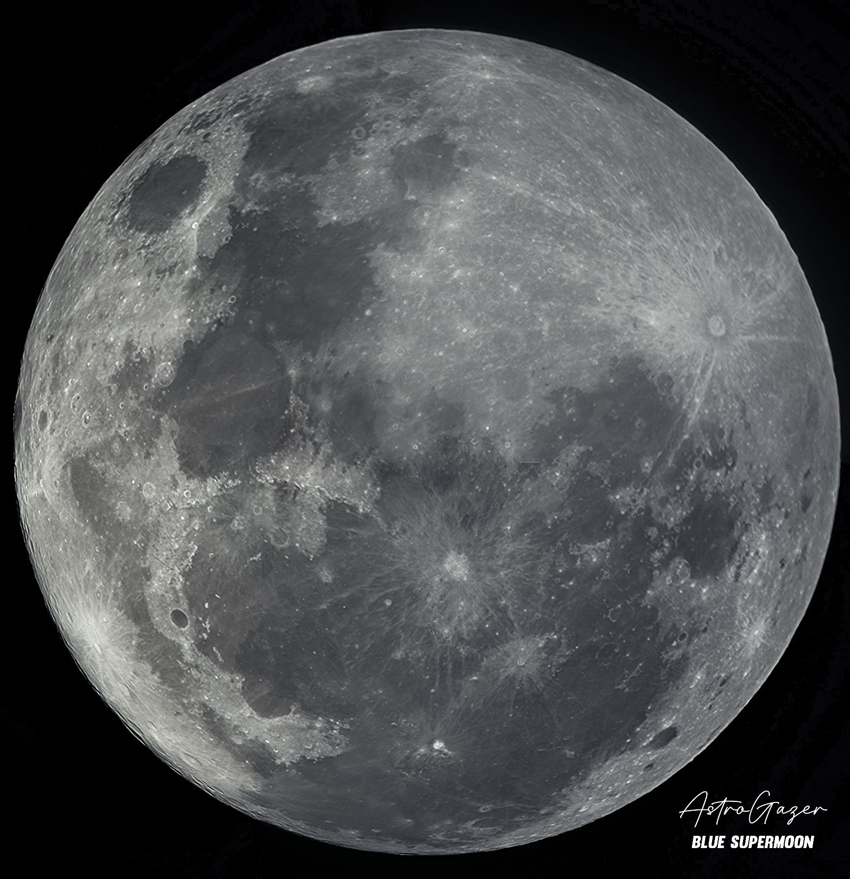 Community photo entitled Full Blue Supermoon🌕 by Atharva Maurya on 08/19/2024 at Bhadohi, Uttar Pradesh, India