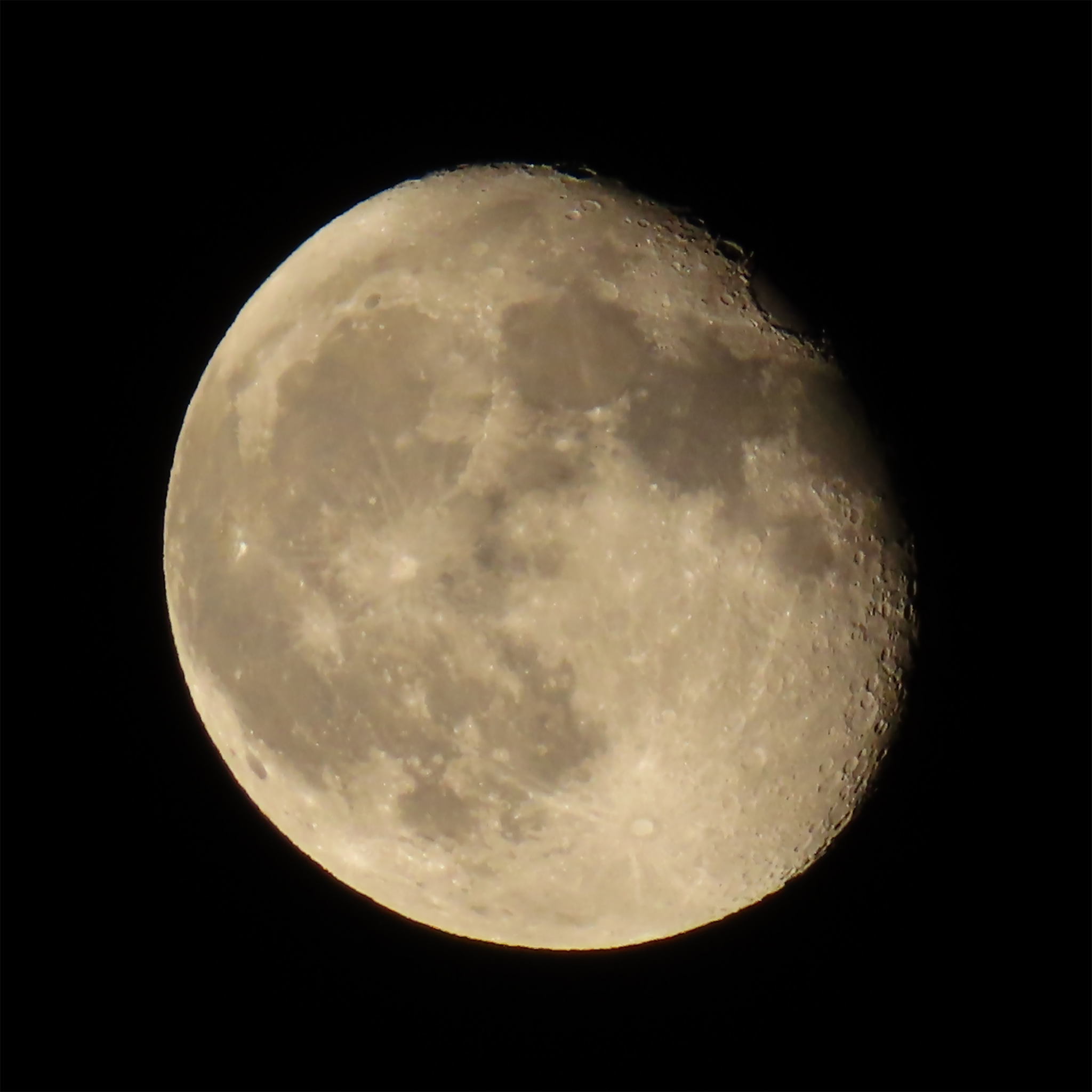 Community photo entitled Waning Gibbous Moon by ANDY BENTLEY on 08/21/2024 at Mountain View, CA, USA