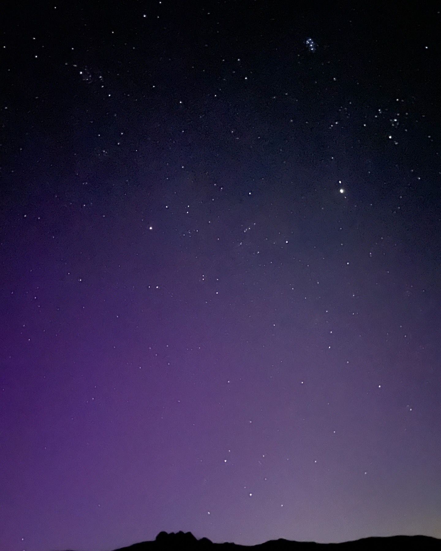 Community photo entitled Predawn Sky Watching With Aurora Activity, Ventana Wilderness Big Sur, California by Alison Manning on 08/12/2024 at Indian's Big Sur, California