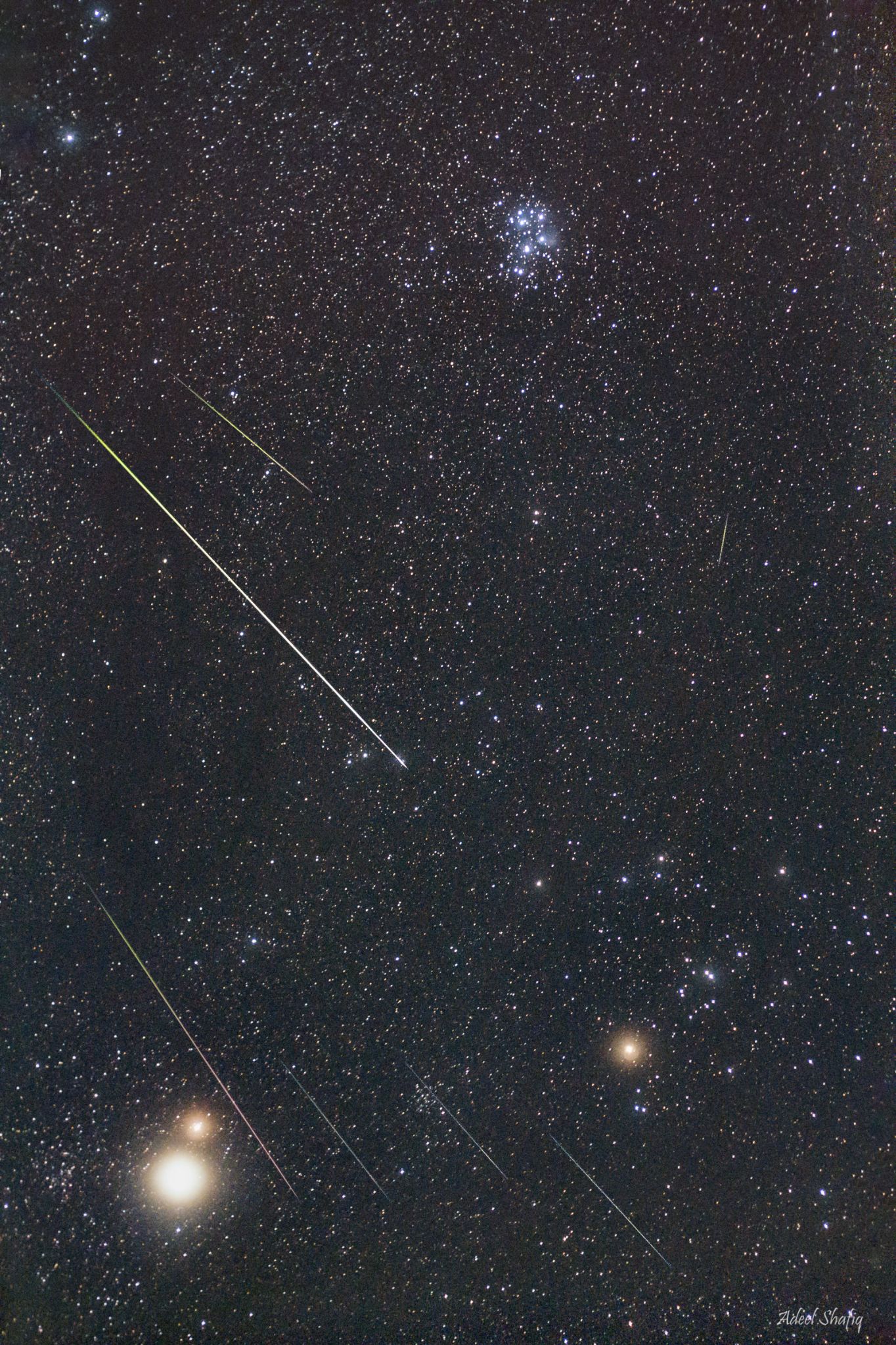 Community photo entitled Perseids at full Glory! by Adeel Shafiq on 08/17/2024 at Jhelum, Punjab, Pakistan