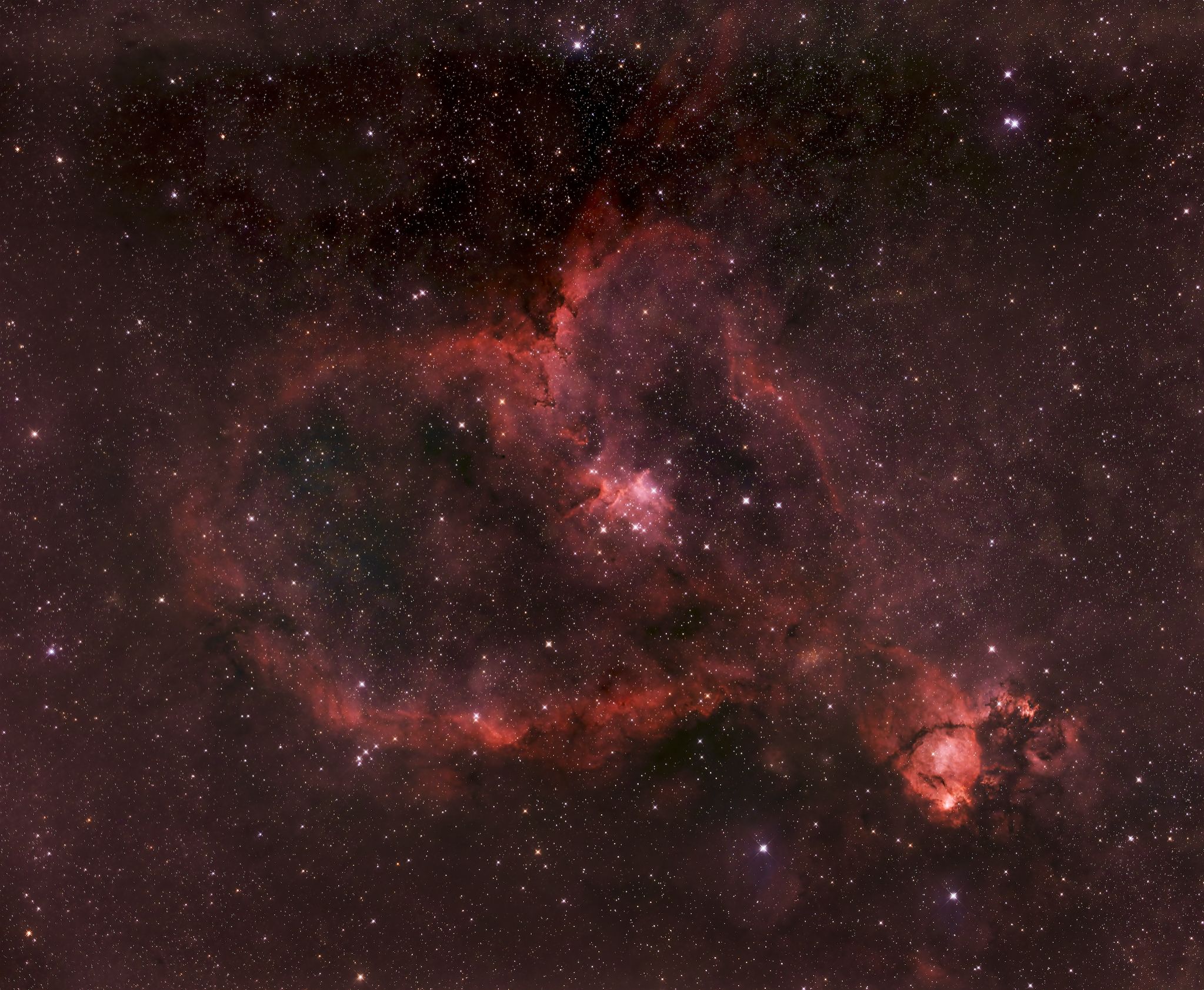 Community photo entitled The Heart Nebula by Catherine Hyde on 08/03/2024 at Shandon, CA USA