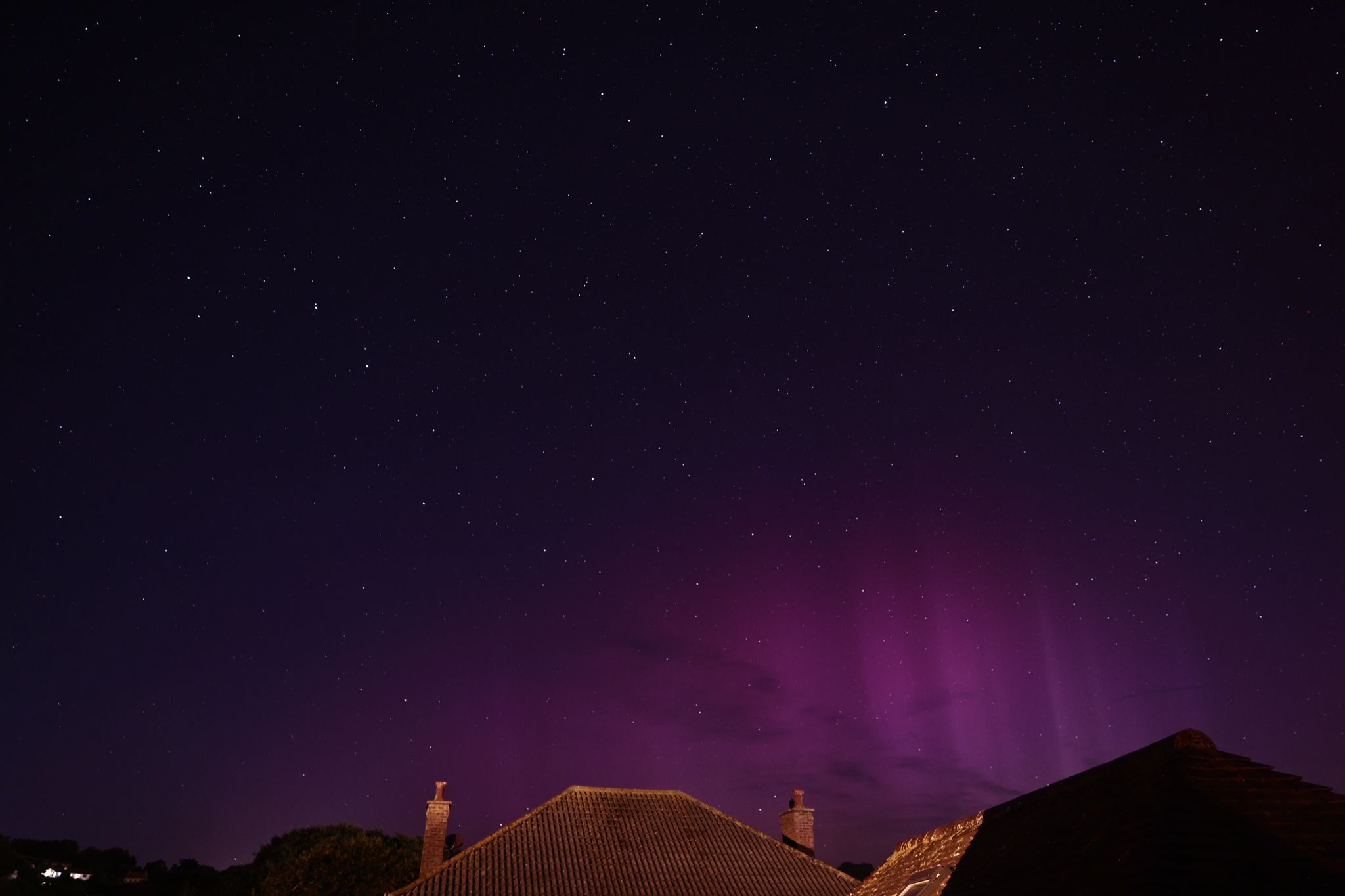 Community photo entitled Aurora way past the UK! by John Scarrott on 08/12/2024 at Jersey, Channel Islands