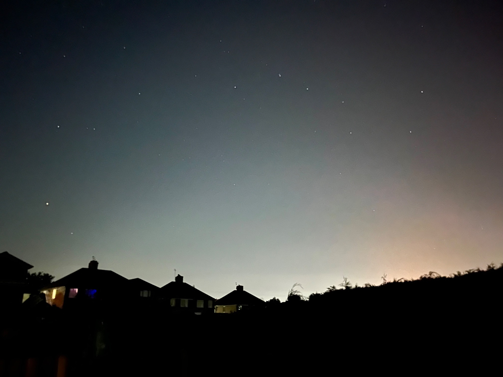 Community photo entitled Auroral Glow and the Big Dipper by David Hawkes on 08/12/2024 at Sheffield, UK