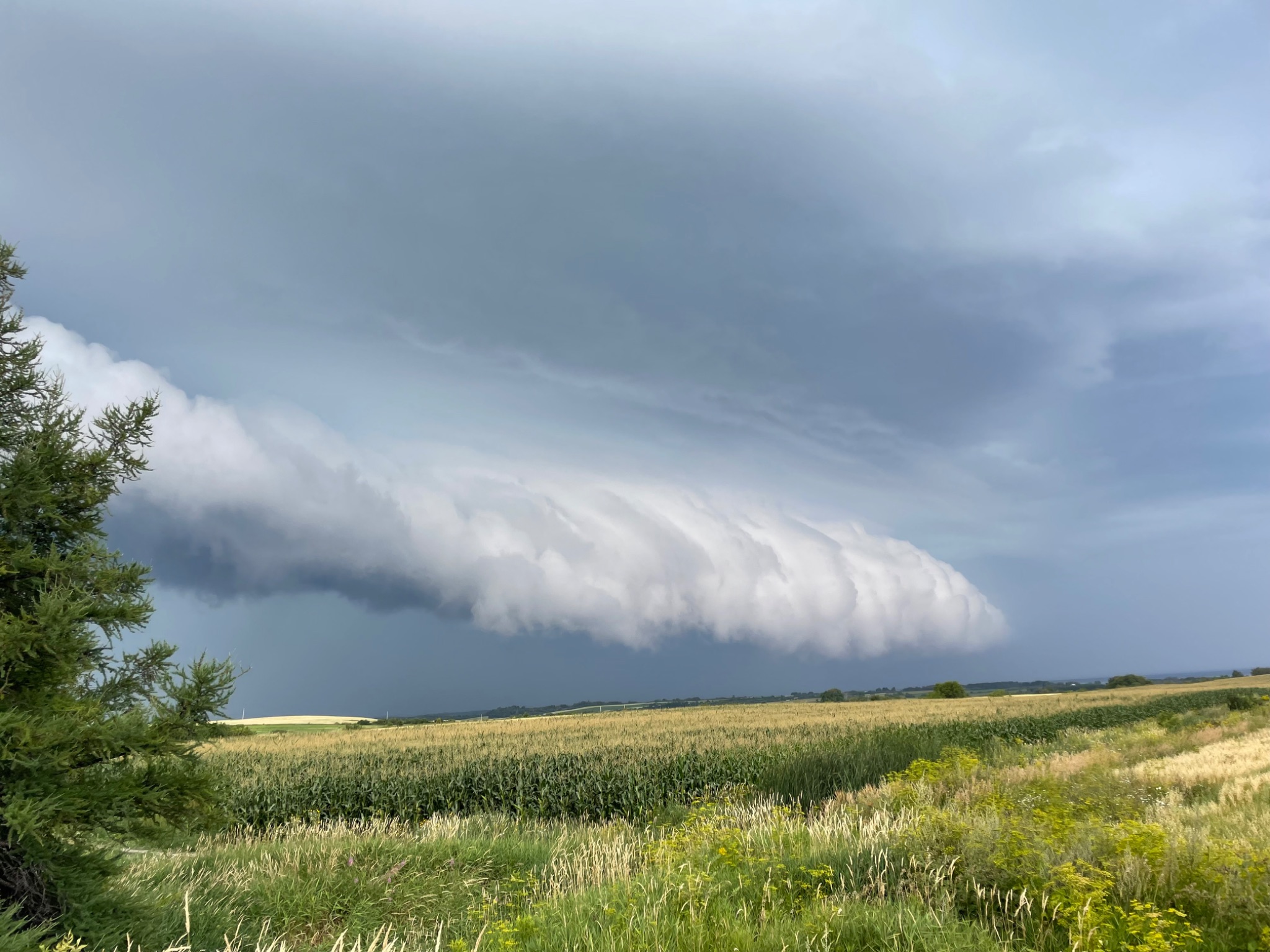 Community photo entitled Supercell by Paré Manon on 08/03/2024 at Chambord, Québec, Canada