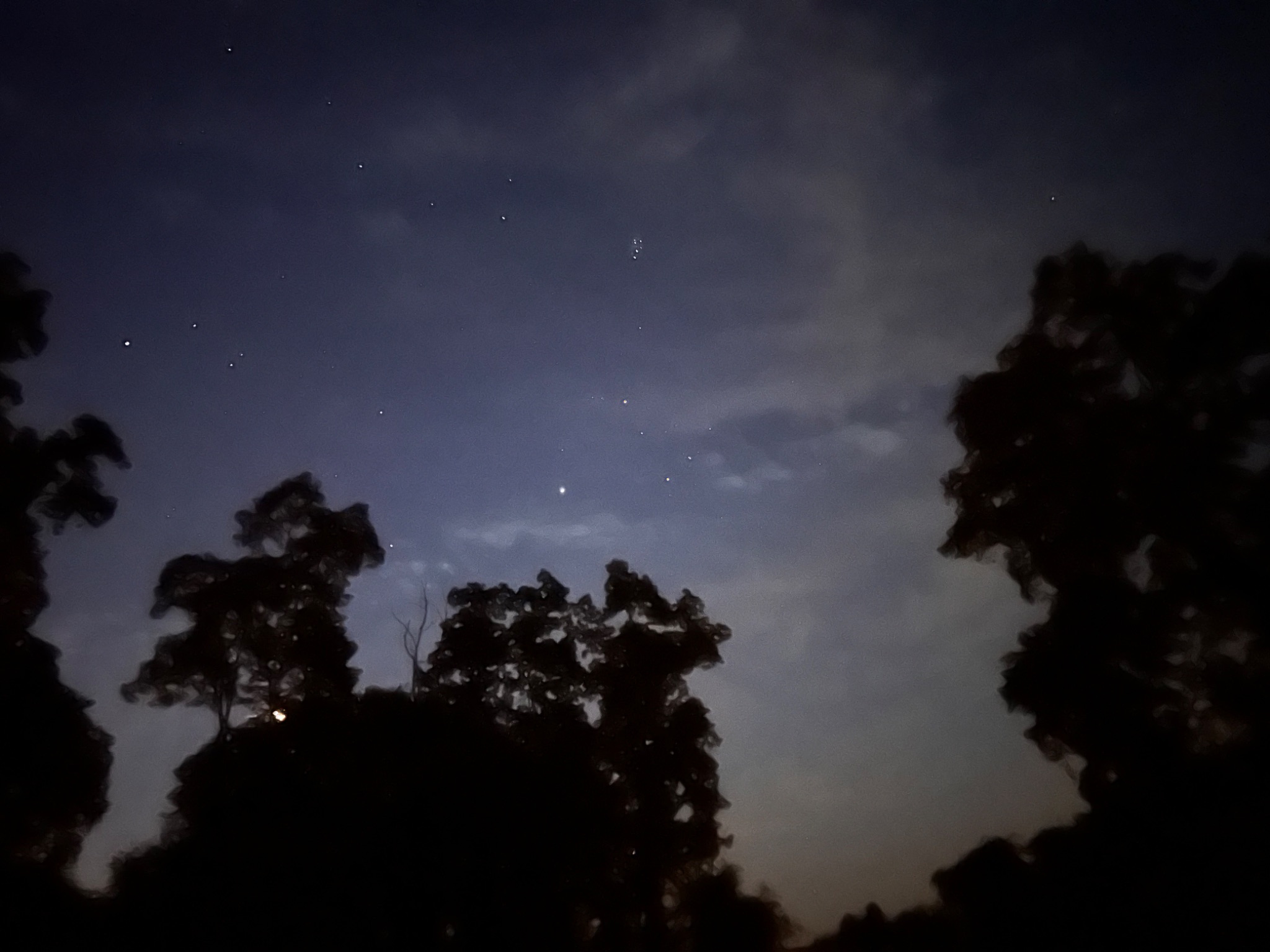 Community photo entitled Jupiter, Mars and Pleiades by Sudhir Sharma on 08/01/2024 at Stormville, NY