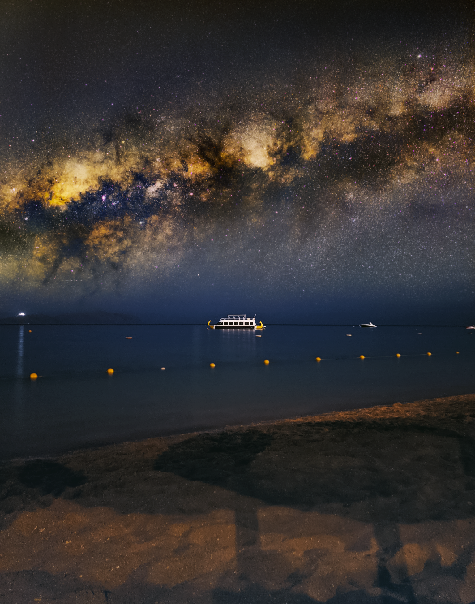 Community photo entitled Milky Way from the Red Sea by Muhammad Alaa on 07/31/2024 at Egypt, Sharm El Sheikh