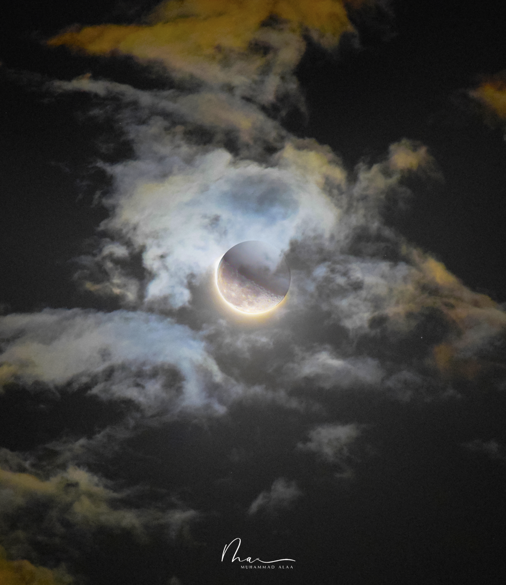 Community photo entitled Hdr moon by Muhammad Alaa on 08/27/2024 at Egypt, sharm El sheikh