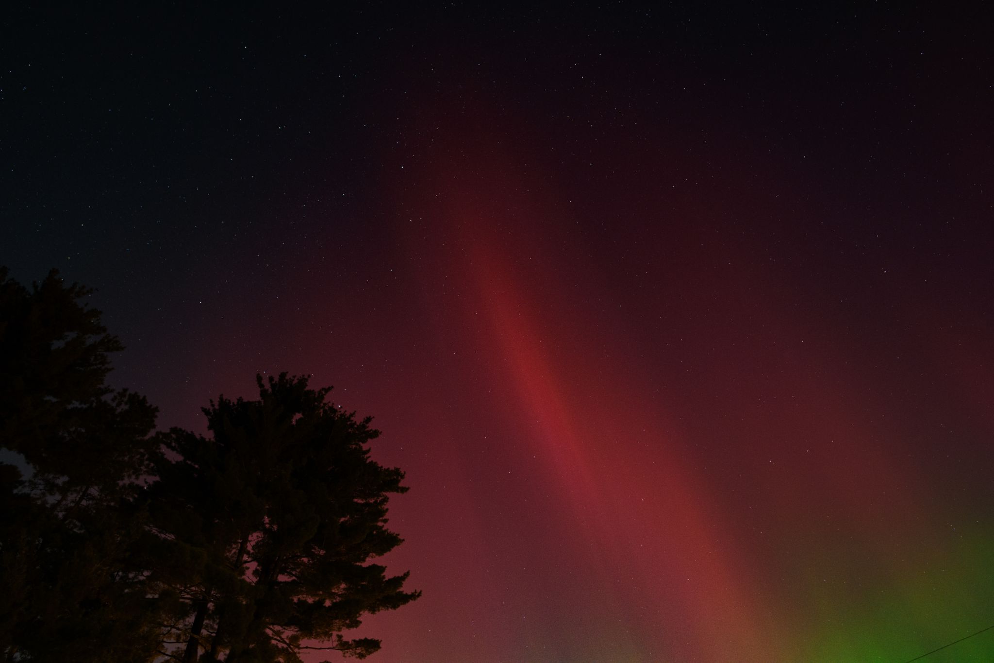 Community photo entitled Aurora & Night Sky by Lorrin Baker on 08/12/2024 at Springfield