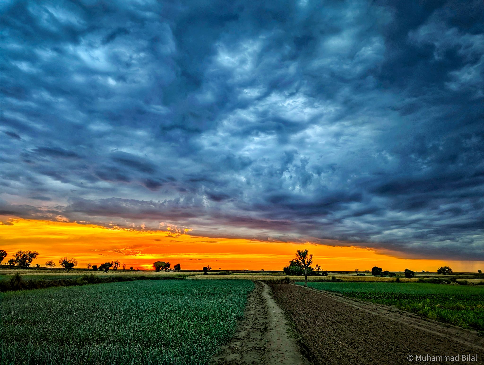 Community photo entitled An Evening Thunderstorm & the Sunset by Muhammad Bilal on 08/29/2024 at Talagang Punjab paksitan