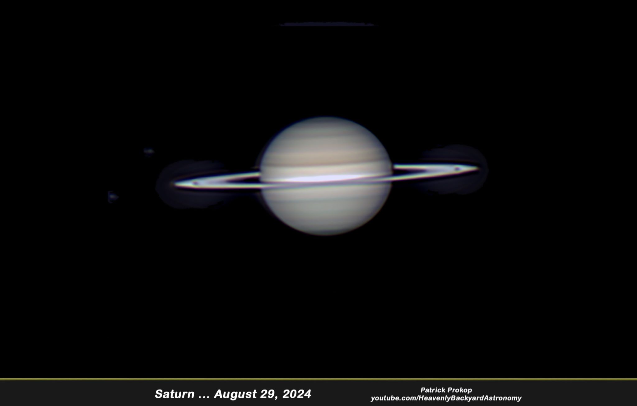 Community photo entitled Saturn approaching opposition by Patrick Prokop on 08/29/2024 at Savannah, GA, USA