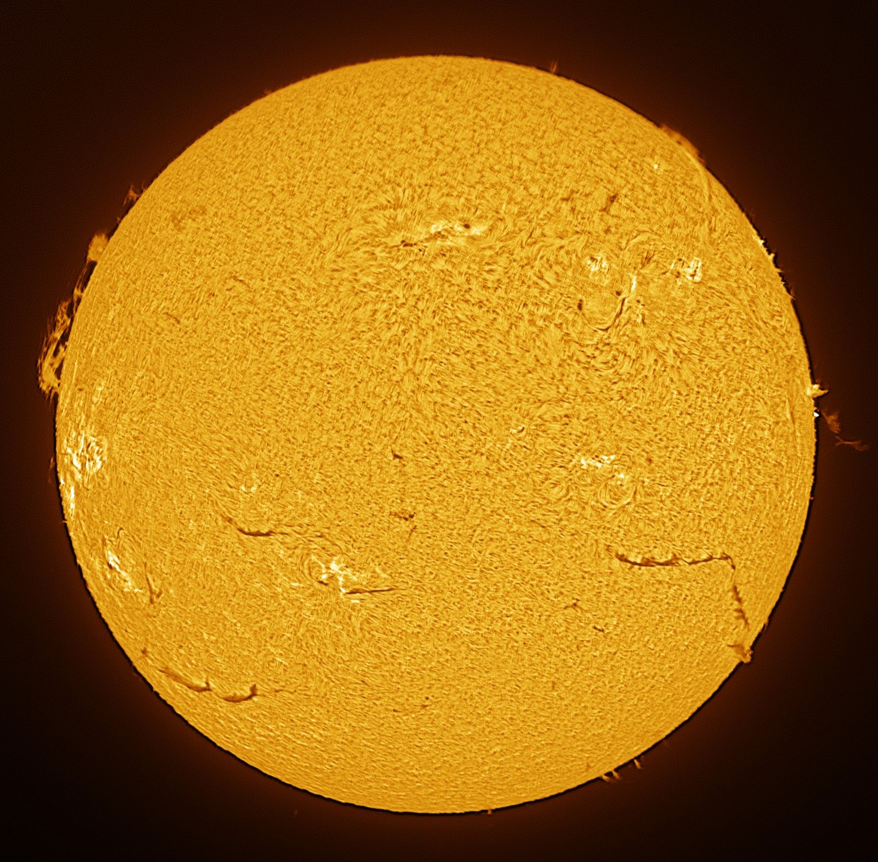 Community photo entitled Solar Activity by Jim Militello on 08/03/2024 at Tucson, Arizona  USA