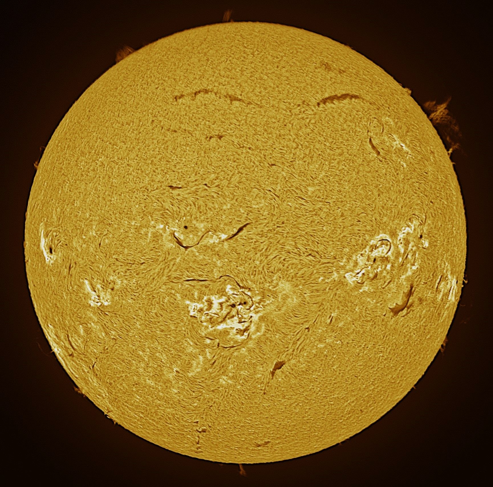 Community photo entitled Solar Activity by Jim Militello on 08/09/2024 at Tucson, Arizona  USA