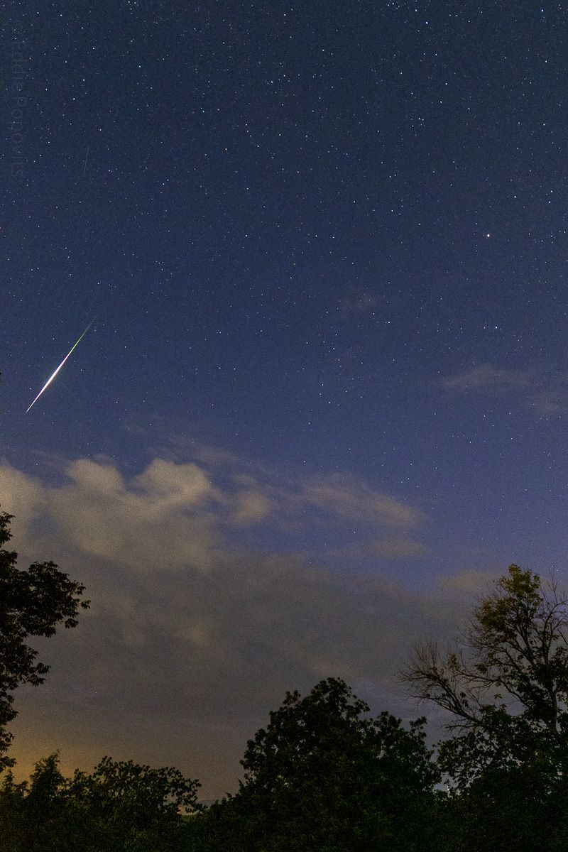 Community photo entitled Perseid by Eddie Popovits on 08/13/2024 at Branson, Missouri